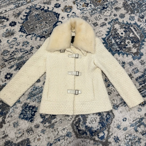 Calvin Klein Sweaters - CALVIN KLEIN cream colored cardigan sweater